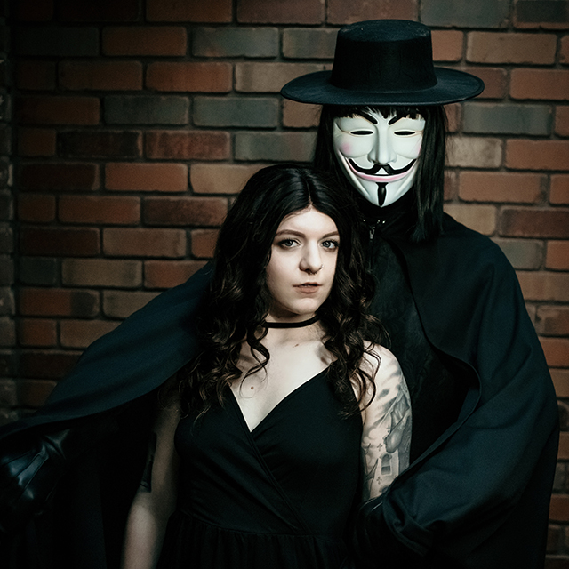 (image for) Alex & Maddie - V For Vendetta (Signed Print)
